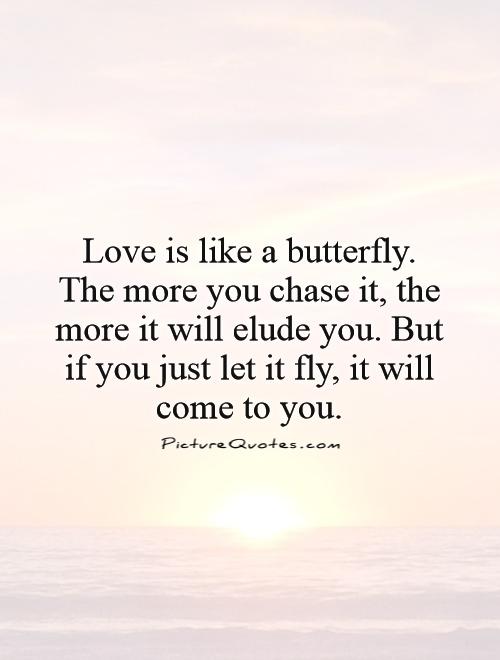 love is like a butterfly